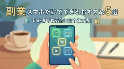 副業 スマホだけでできるおすすめ5選　初心者でも安全に始める方法