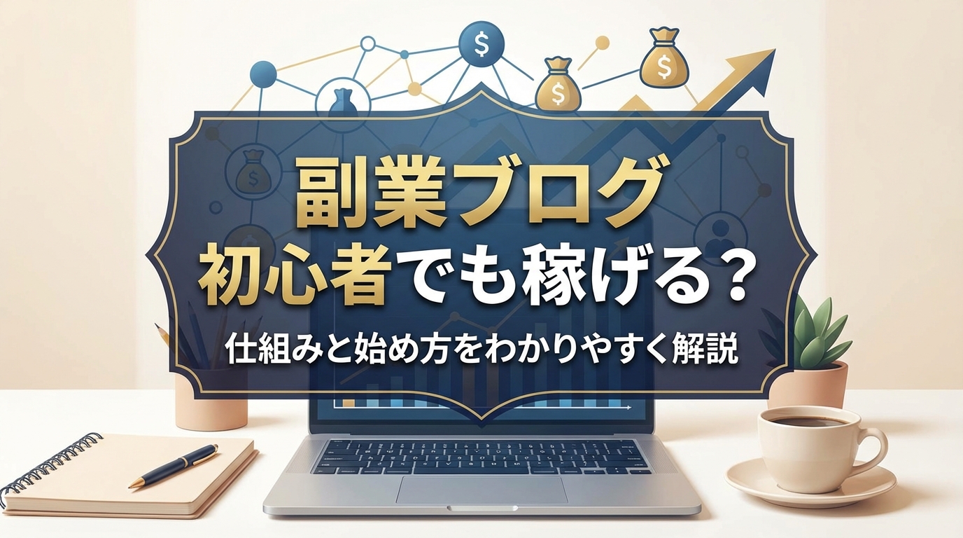 副業 ブログ 初心者でも稼げる？仕組みと始め方をわかりやすく解説