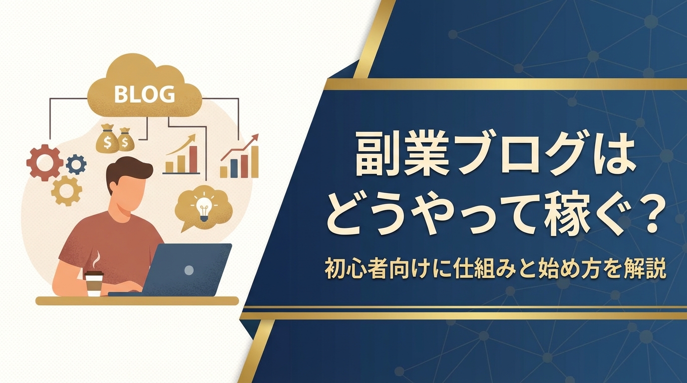 副業ブログはどうやって稼ぐ？初心者向けに仕組みと始め方を解説