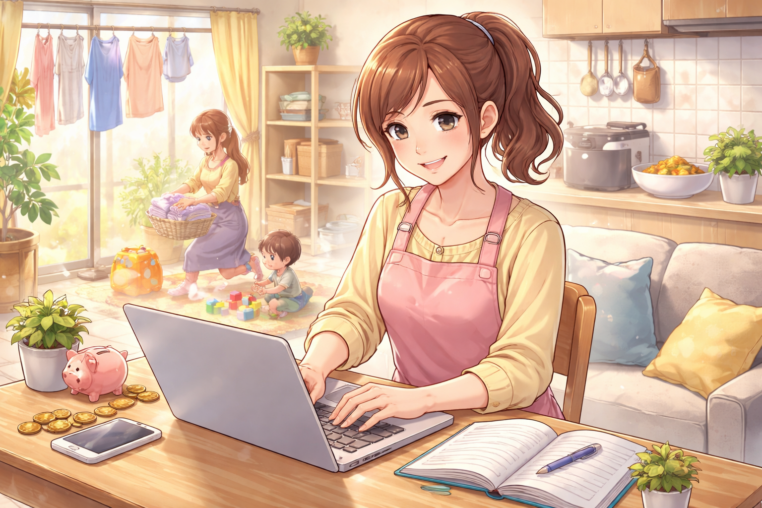 主婦さんの在宅副業が続くのは「時間の細切れ」に強いからです