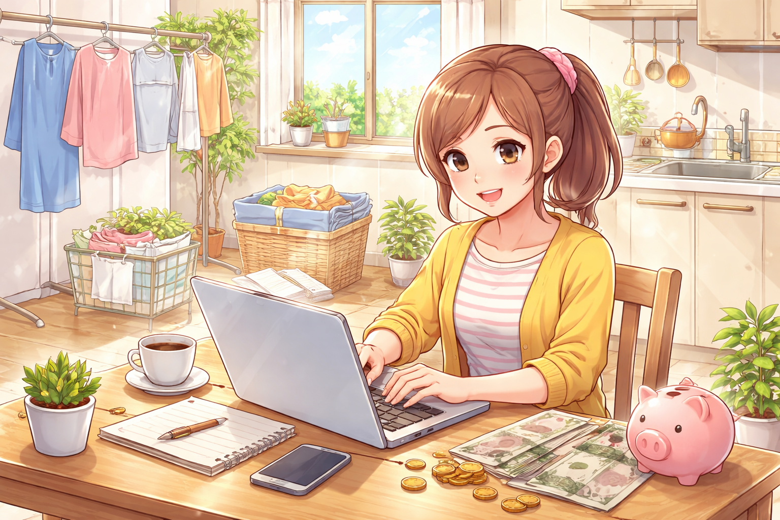 在宅副業 主婦におすすめ5選　家事の合間に月1万円稼ぐ方法