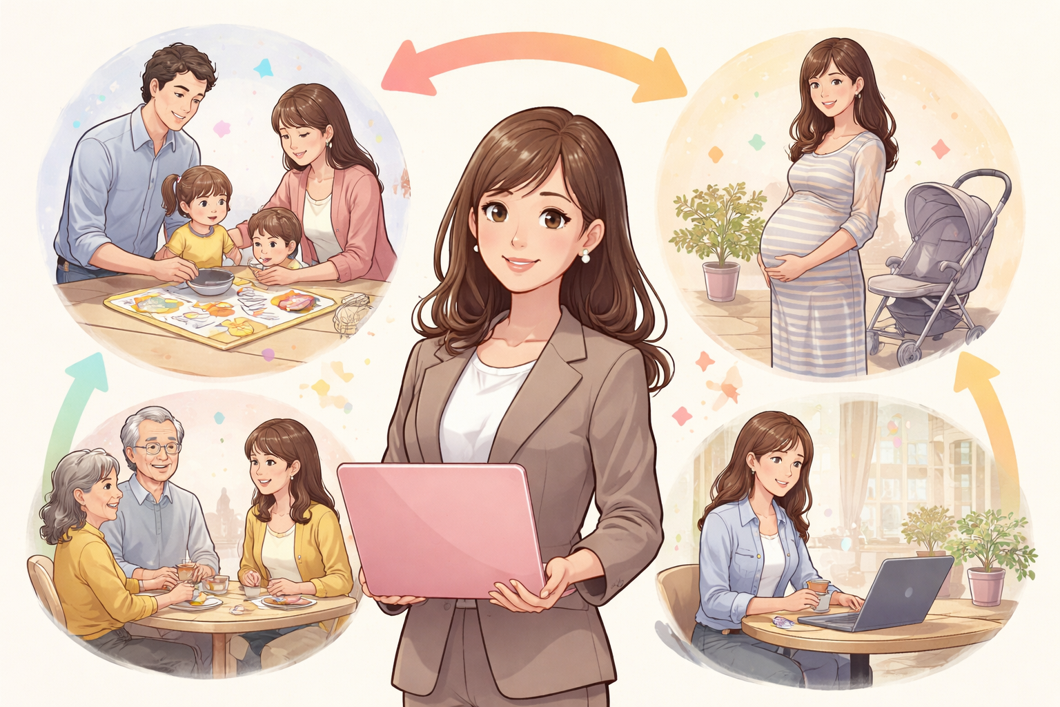 ライフステージに合わせて「働き方を変えながら続ける」が現実的です